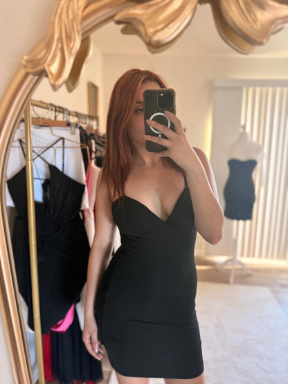 Elegant Spaghetti Strap Party Dress
