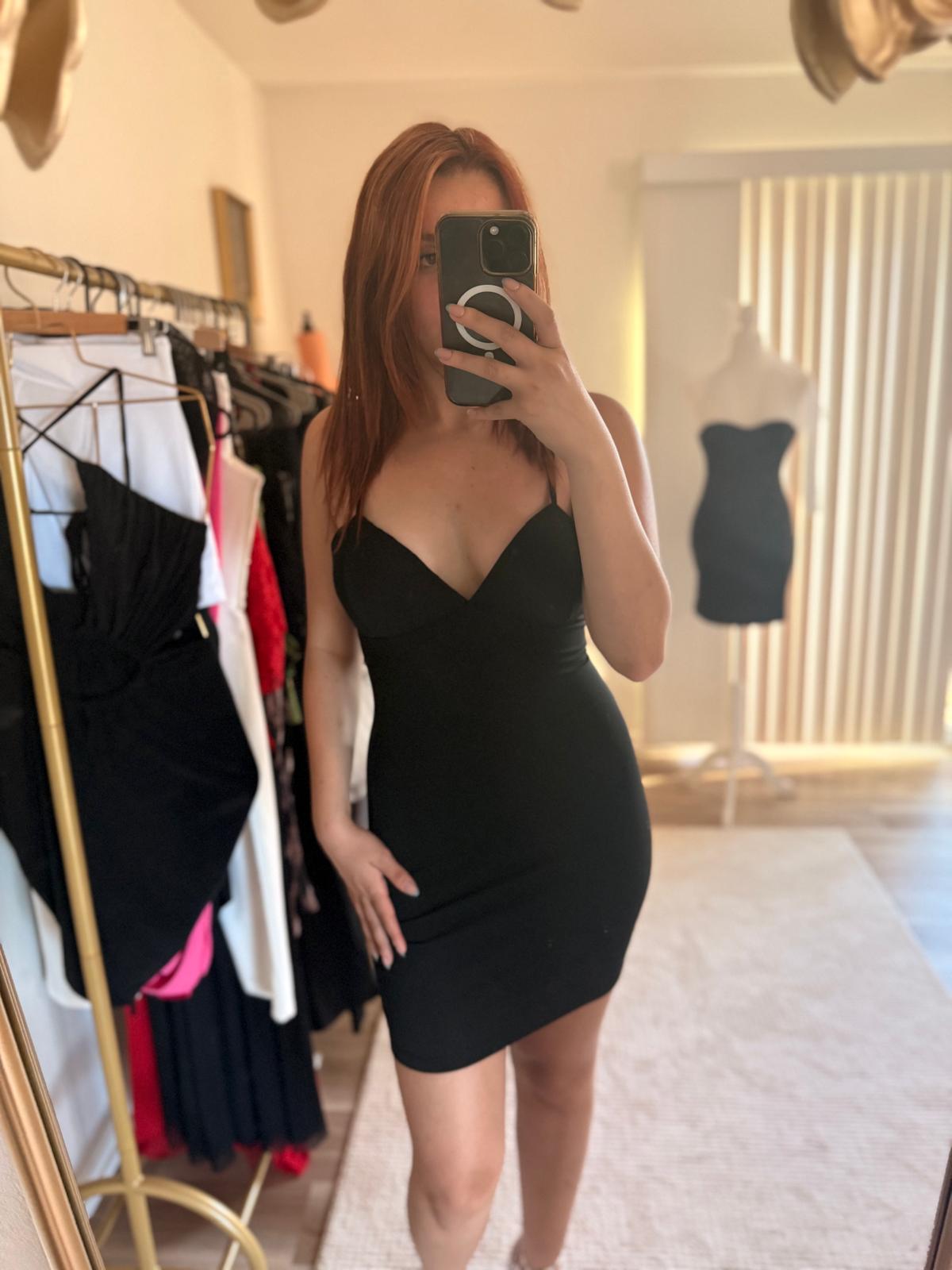 Elegant Spaghetti Strap Party Dress