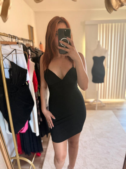 Elegant Spaghetti Strap Party Dress