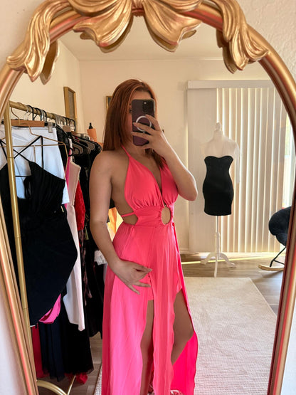 High Slit Sexy Party Evening Dress