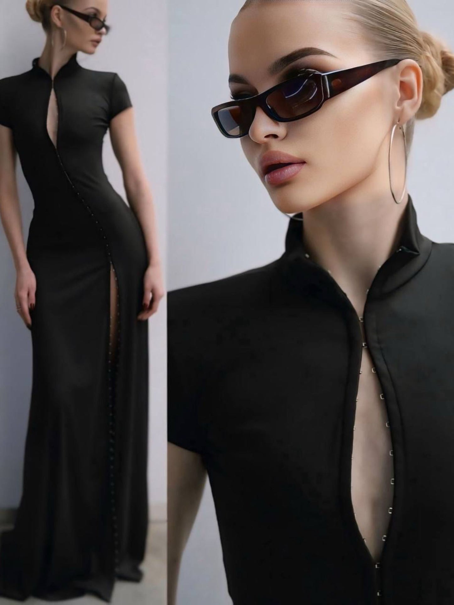 Midnight Temptation Convertible Dress