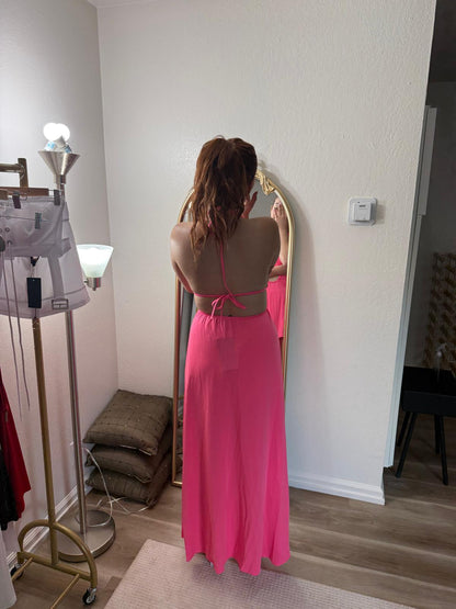 High Slit Sexy Party Evening Dress