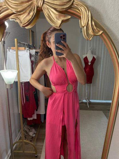 High Slit Sexy Party Evening Dress