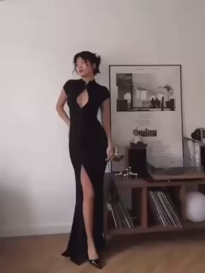 Midnight Temptation Convertible Dress